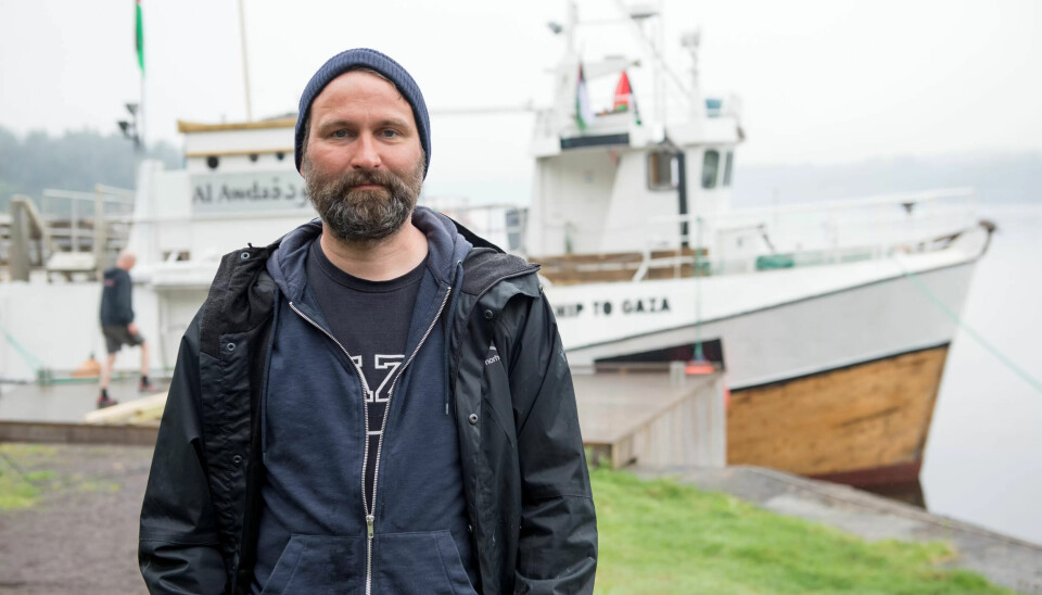 Kårstein lå til havn ved Fagforbundets feriehjem på Kjeholmen i Oslo tidligere og sommer. Fagforbundet-medlem og SV-politiker Mikkel Grüner er en av de som mest sannsynlig er anholdt av israelske styrker. Kårstein lå til havn ved Fagforbundets feriehjem på Kjeholmen i Oslo tidligere og sommer. Fagforbundet-medlem og SV-politiker Mikkel Grüner er en av de som mest sannsynlig er anholdt av israelske styrker.