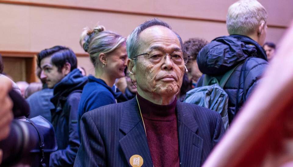 UNGDOMSREPRESENTANTEN: 79 år gamle Hideto Matsuura er blant de aller yngste originalmedlemmene av Nihon Hidankyo, organisasjonen som vant Nobels fredspris i 2024. Organisasjonen representerer de overlevende av atombombene som rammet de japanske byene Hiroshima og Nagasaki ved slutten av andre verdenskrig i 1945. UNGDOMSREPRESENTANTEN: 79 år gamle Hideto Matsuura er blant de aller yngste originalmedlemmene av Nihon Hidankyo, organisasjonen som vant Nobels fredspris i 2024. Organisasjonen representerer de overlevende av atombombene som rammet de japanske byene Hiroshima og Nagasaki ved slutten av andre verdenskrig i 1945.