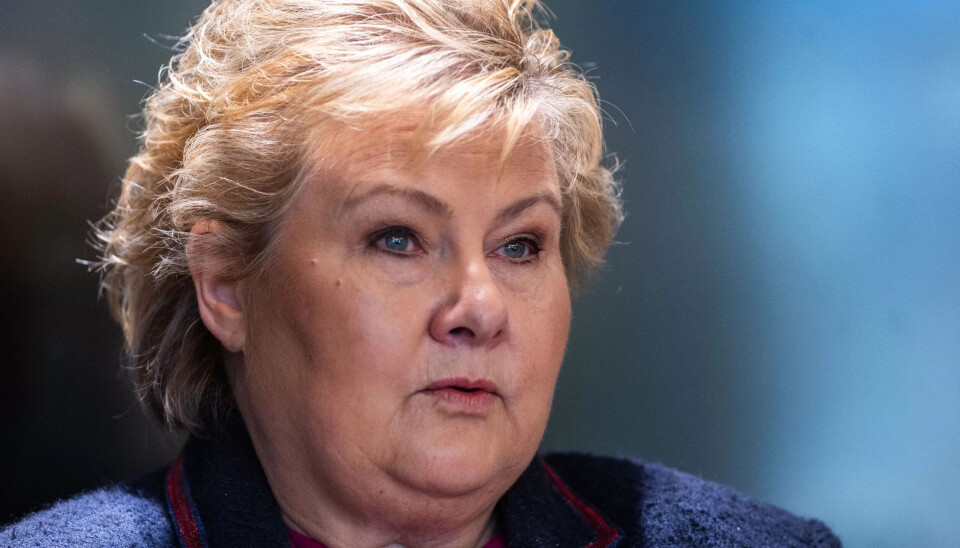 Fersk måling: Nedtur for Høyre og Erna Solberg