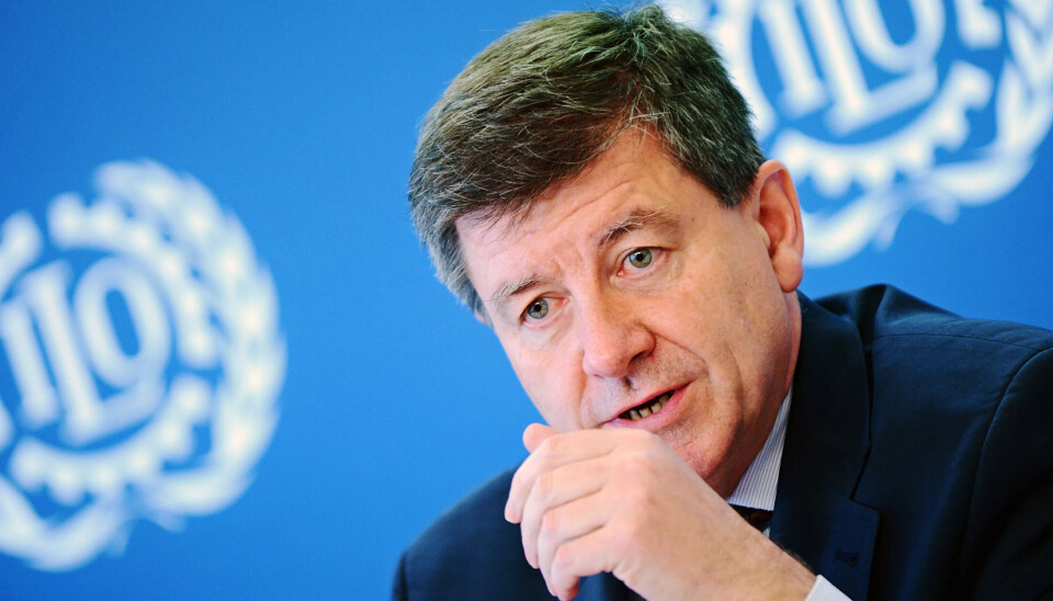 OPPFORDRING: ILO-sjef Guy Ryder oppfordrer til en sterk og koordinert innsats mot korona på tvers av landegrensene. OPPFORDRING: ILO-sjef Guy Ryder oppfordrer til en sterk og koordinert innsats mot korona på tvers av landegrensene.
