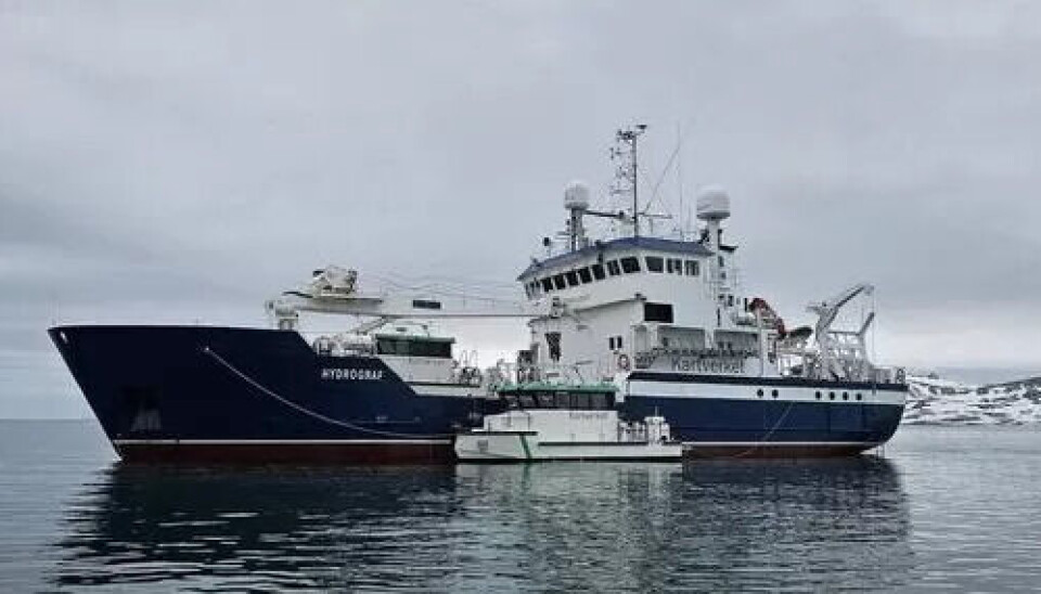 SVALBARD: Kartverkets MS «Hydrograf» er et av tre fartøy som tilbringer hele sommersesongen på sjømålingstokt på Svalbard. SVALBARD: Kartverkets MS «Hydrograf» er et av tre fartøy som tilbringer hele sommersesongen på sjømålingstokt på Svalbard.