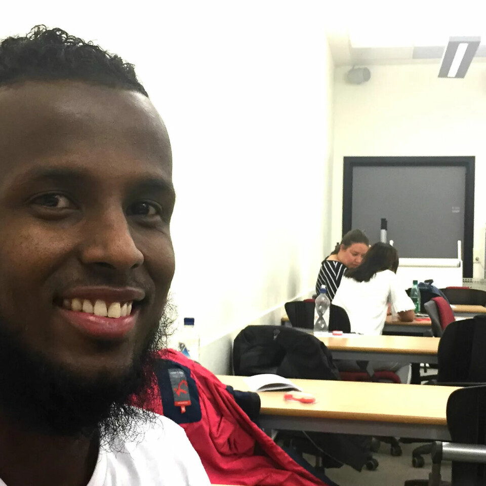 MEST SPENT: - Jeg gleder meg til studiet, men akkurat i dag er jeg mest spent, sier Mahad Hussein Ali. MEST SPENT: - Jeg gleder meg til studiet, men akkurat i dag er jeg mest spent, sier Mahad Hussein Ali.