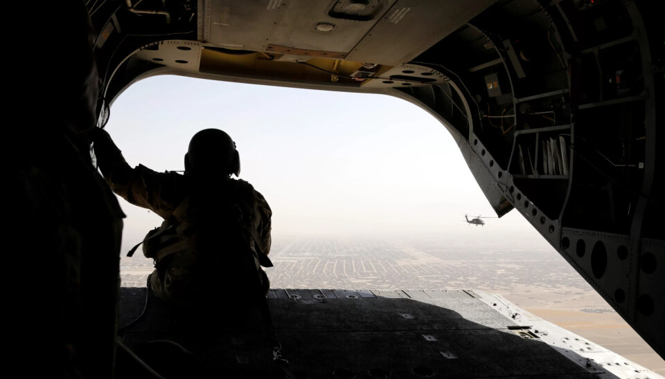 UTSIKTEN: Norske forsvarshelikoptre i lufta i Afghanistan. Denne flygeturen, rundt Faryab i 2012, gikk fredeligere for seg enn turene Glenn Lauvik var med på. UTSIKTEN: Norske forsvarshelikoptre i lufta i Afghanistan. Denne flygeturen, rundt Faryab i 2012, gikk fredeligere for seg enn turene Glenn Lauvik var med på.