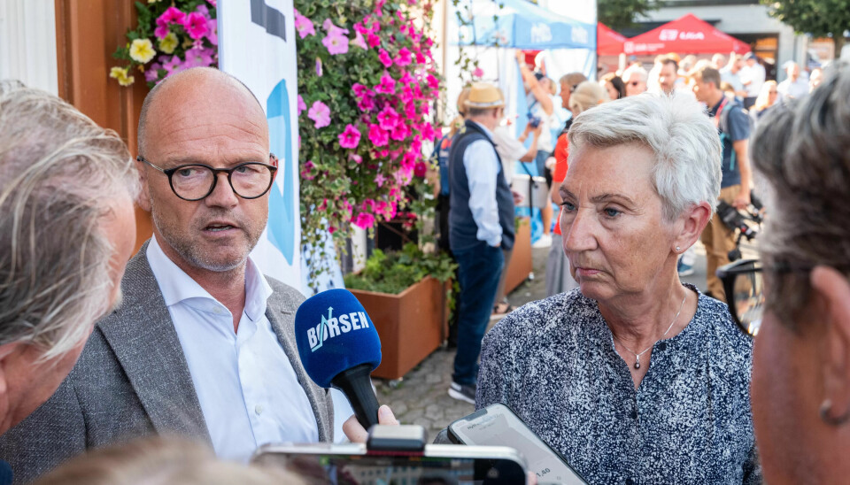 FORNØYDE: Både NHOs Ole Erik Almlid og LO, her ved Peggy Hessen Følsvik, er fornøyde med nyheten. FORNØYDE: Både NHOs Ole Erik Almlid og LO, her ved Peggy Hessen Følsvik, er fornøyde med nyheten.