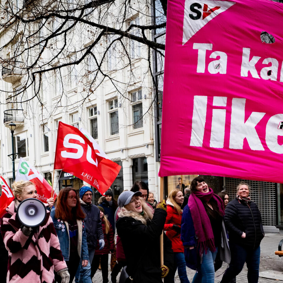 Krav om likelønn er fortsatt like aktuelt Krav om likelønn er fortsatt like aktuelt