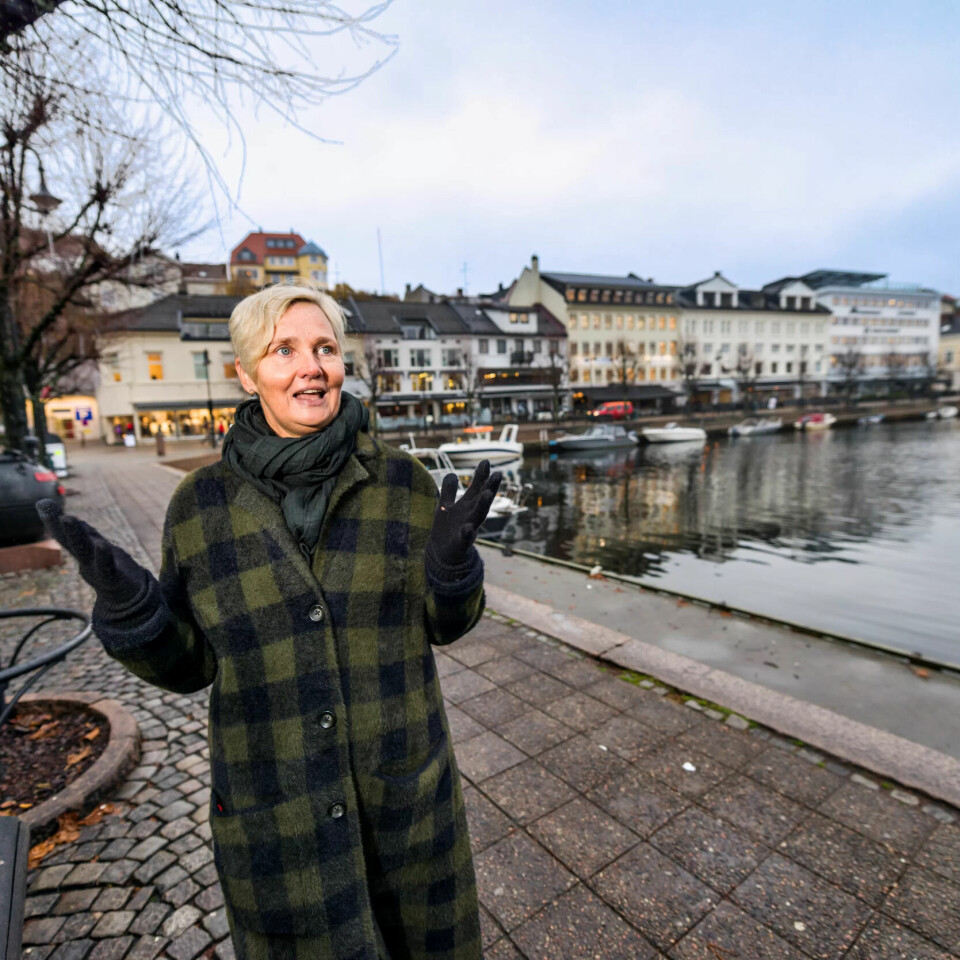 EUGIAS-ARBEID: For å åpne opp mer og gjøre det indre havnebassenget Pollen inne i Arendal sentrum mer attraktivt, ryddet kommunen sjøbunnen. Bare kort tid etter var handlevogner, bildekk og sykler hevet uti igjen, til klima- og miljørådgiver Ragnhild Hammers fortvilelse.. EUGIAS-ARBEID: For å åpne opp mer og gjøre det indre havnebassenget Pollen inne i Arendal sentrum mer attraktivt, ryddet kommunen sjøbunnen. Bare kort tid etter var handlevogner, bildekk og sykler hevet uti igjen, til klima- og miljørådgiver Ragnhild Hammers fortvilelse..