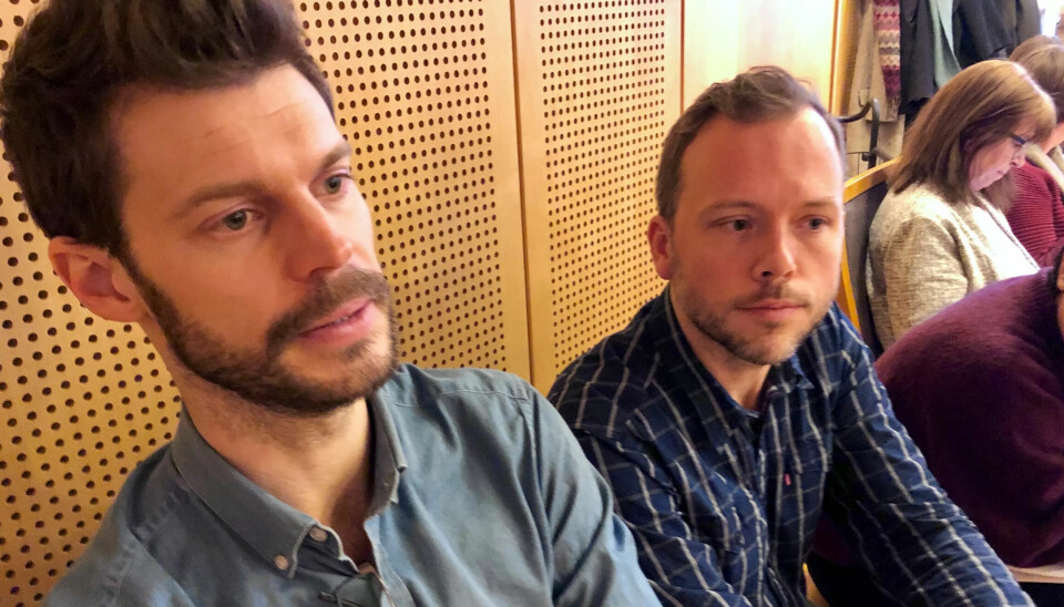 Bjørnar Moxnes og Audun Lysbakken Bjørnar Moxnes og Audun Lysbakken