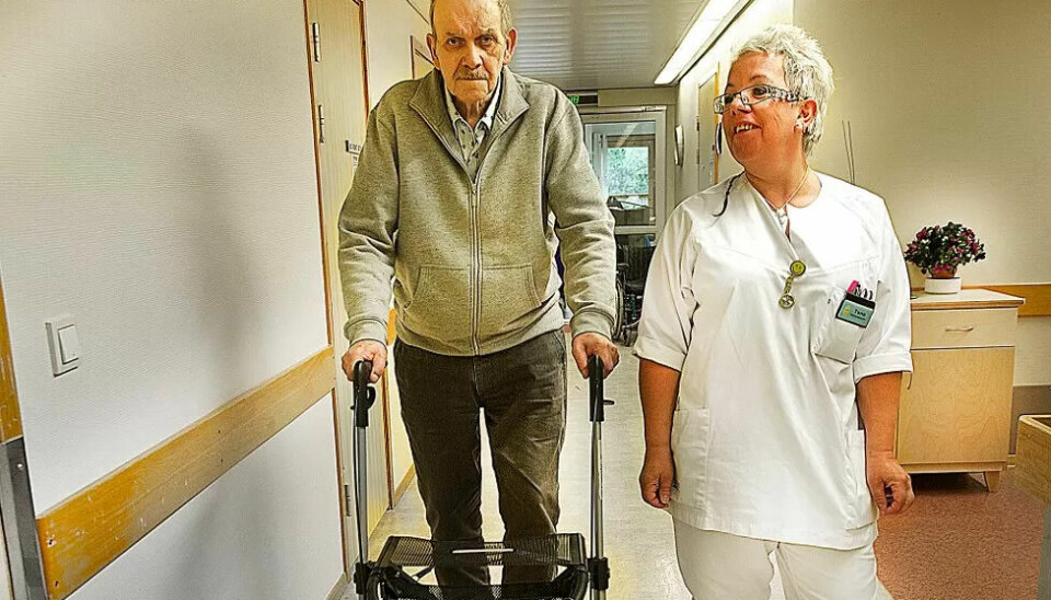 HUGSAR OSS: - Mange av pasientane kan namna våre no som vi er her mest kvar dag, seier Tone Hasselberg. HUGSAR OSS: - Mange av pasientane kan namna våre no som vi er her mest kvar dag, seier Tone Hasselberg.