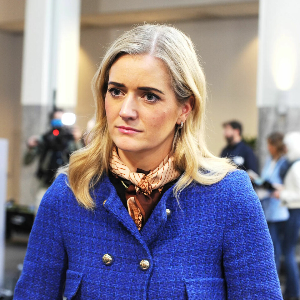 JUSTISMINSITER: Emilie Enger Mehl. JUSTISMINSITER: Emilie Enger Mehl.