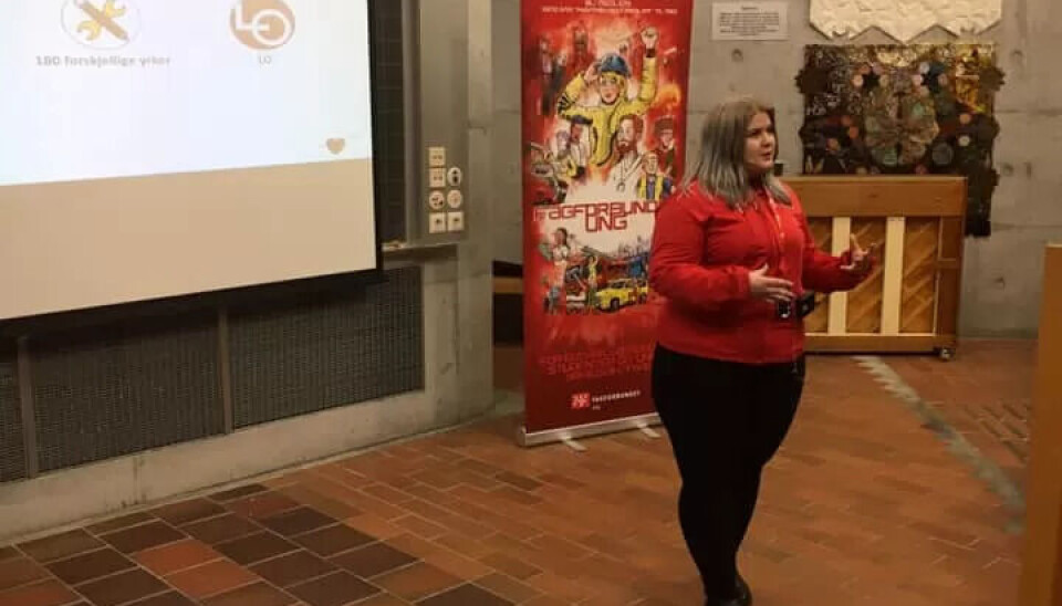 FØR: På jobb for Fagforbundet Ung i 2020, før pandemien stengte landet og knekken kom. FØR: På jobb for Fagforbundet Ung i 2020, før pandemien stengte landet og knekken kom.