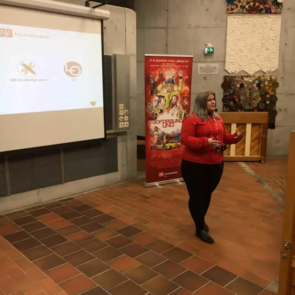 FØR: På jobb for Fagforbundet Ung i 2020, før pandemien stengte landet og knekken kom. FØR: På jobb for Fagforbundet Ung i 2020, før pandemien stengte landet og knekken kom.