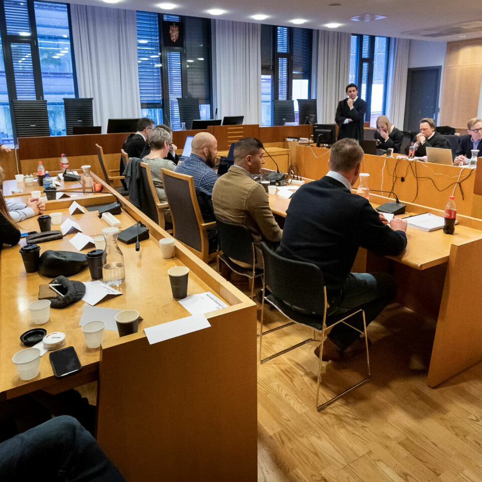 Konsulentene hører på administrerende direktør Erik Sandøys forklaring i Oslo tingrett. Konsulentene hører på administrerende direktør Erik Sandøys forklaring i Oslo tingrett.