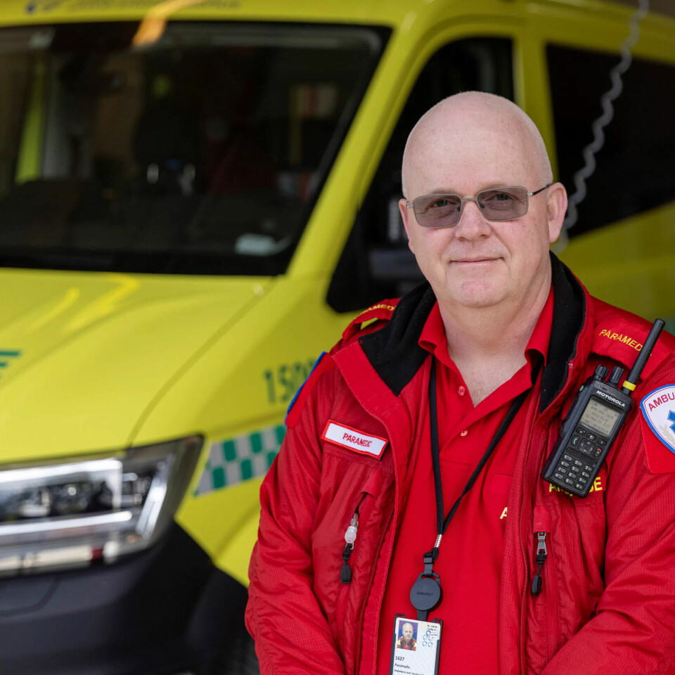 FRITIDSPROBLEMER: – Det er vanskelig å planlegge fritiden, sier ambulansearbeider Erik Helgerud på Søndre Follo ambulansestasjon. FRITIDSPROBLEMER: – Det er vanskelig å planlegge fritiden, sier ambulansearbeider Erik Helgerud på Søndre Follo ambulansestasjon.
