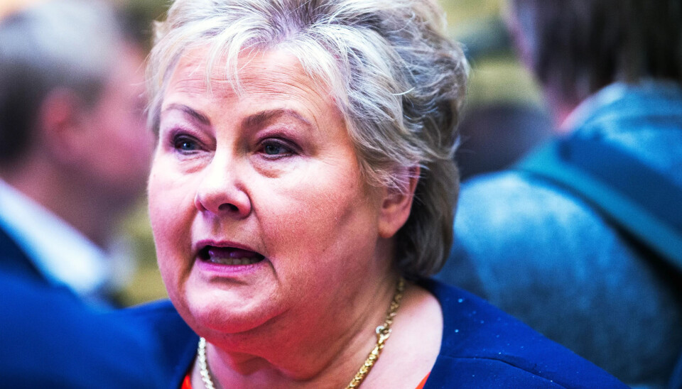 ABORTPOLITIKK: Partiet med leder Erna Solberg har selv vedtatt at dagens abortlov bør være som den er. ABORTPOLITIKK: Partiet med leder Erna Solberg har selv vedtatt at dagens abortlov bør være som den er.