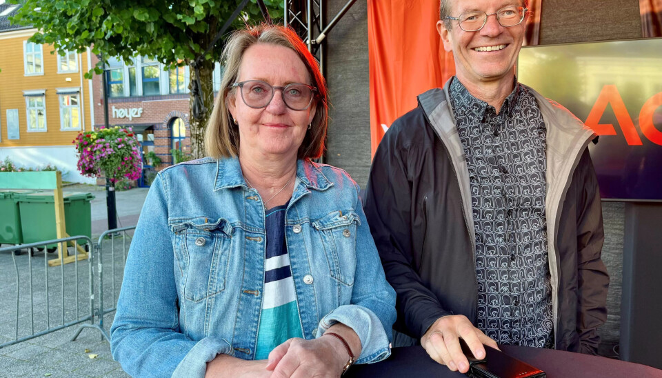 DELTOK: Anne Green Nilsen og Steinar Fuglevaag fra Fagforbundet. DELTOK: Anne Green Nilsen og Steinar Fuglevaag fra Fagforbundet.