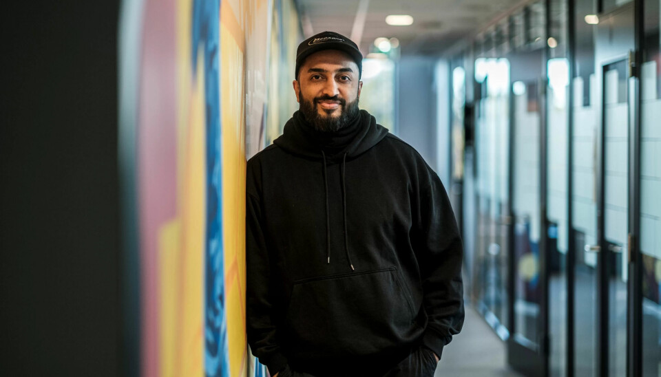 Malik Sajid, miljøarbeider ved Bjørnholt videregående skole. Malik Sajid, miljøarbeider ved Bjørnholt videregående skole.