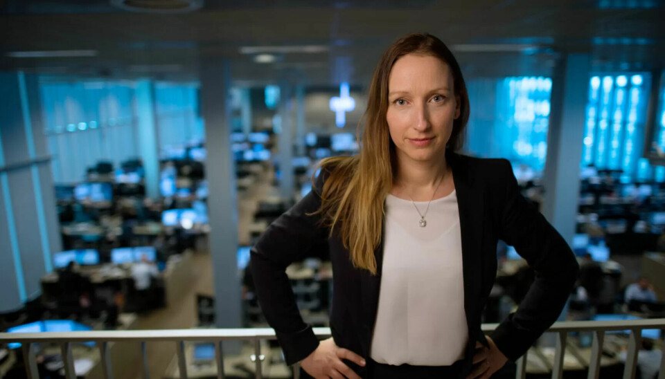 OPTIMIST: Kjersti Haugland, sjeføkonom i DnB, er mer optimistisk enn flertallet av økonomene i sin spådom for folks økonomi de neste årene. OPTIMIST: Kjersti Haugland, sjeføkonom i DnB, er mer optimistisk enn flertallet av økonomene i sin spådom for folks økonomi de neste årene.