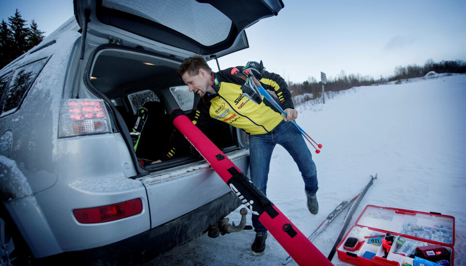 FRISKUS: Rådmann Bernt Tennstrand trener seks ganger i uka. Skiutstyret har han alltid liggende i bilen. FRISKUS: Rådmann Bernt Tennstrand trener seks ganger i uka. Skiutstyret har han alltid liggende i bilen.