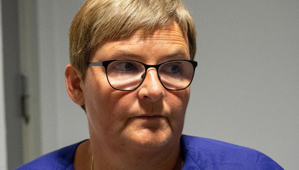 Plasstillitsvalgt og helsefagarbeider Ellen Fjæra jobber nattevakt på Eide omsorgssenter. Plasstillitsvalgt og helsefagarbeider Ellen Fjæra jobber nattevakt på Eide omsorgssenter.