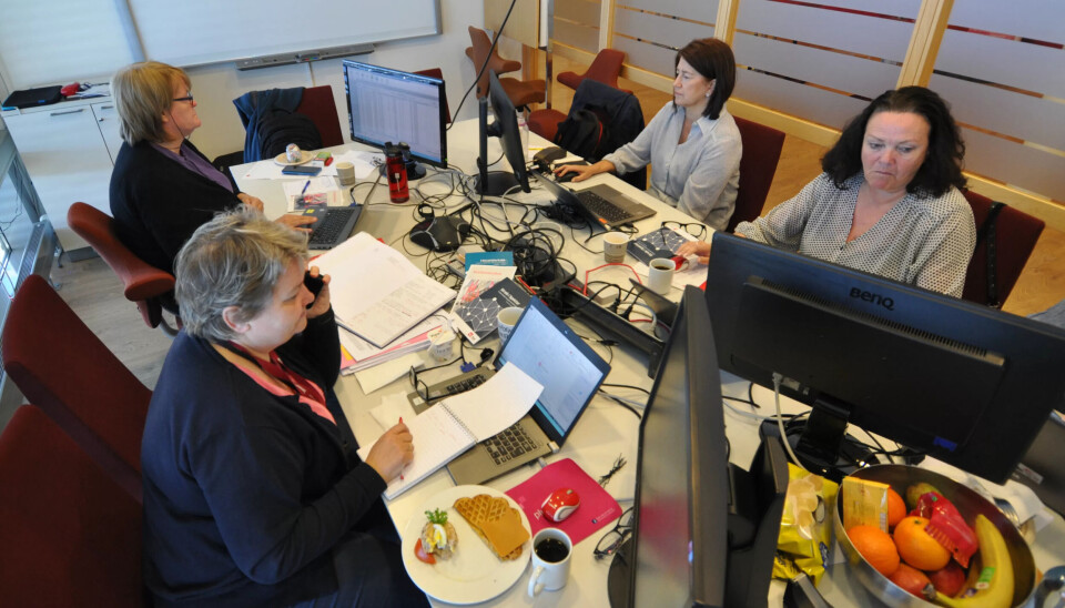 STYRMENN: Forhandlingsutvalg og forbundsledelse står for strategiene. Her sørger de for at streiken fungerer. STYRMENN: Forhandlingsutvalg og forbundsledelse står for strategiene. Her sørger de for at streiken fungerer.