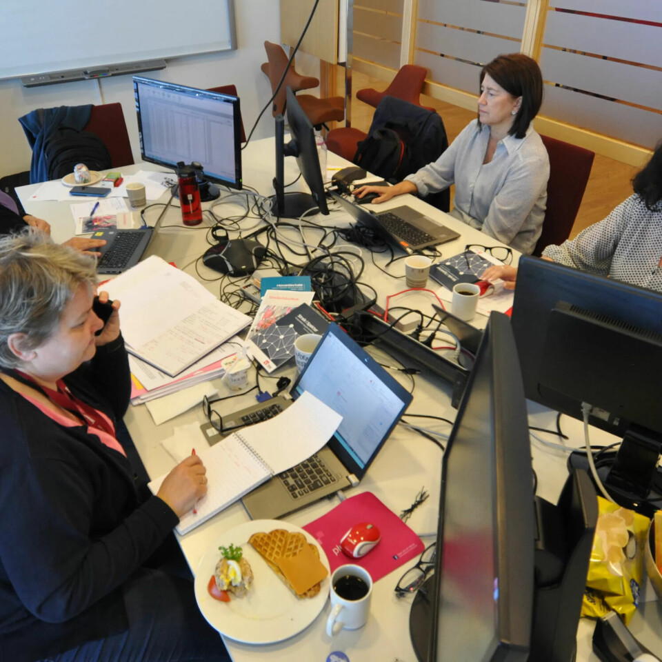 STYRMENN: Forhandlingsutvalg og forbundsledelse står for strategiene. Her sørger de for at streiken fungerer. STYRMENN: Forhandlingsutvalg og forbundsledelse står for strategiene. Her sørger de for at streiken fungerer.