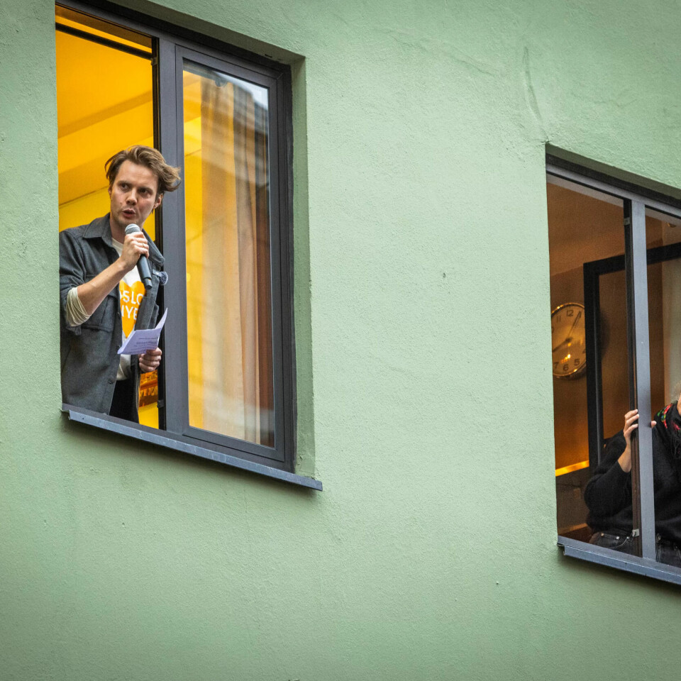 SOLID ROLLETOLKNING: Skuespiller Gunnar Eiriksson hadde fått rollen som appellant til stående ovasjoner. SOLID ROLLETOLKNING: Skuespiller Gunnar Eiriksson hadde fått rollen som appellant til stående ovasjoner.