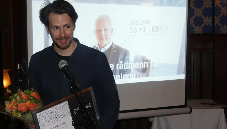 VINNER: Bjørn A. Grimstad vant prisen for beste journalistikk av LOFF i 2019. Han jobber for Fagbladet og har tidligere jobbet for VG og LO-Aktuelt og som frilanser. Grimstad er utdannet fotojournalist ved OsloMet. VINNER: Bjørn A. Grimstad vant prisen for beste journalistikk av LOFF i 2019. Han jobber for Fagbladet og har tidligere jobbet for VG og LO-Aktuelt og som frilanser. Grimstad er utdannet fotojournalist ved OsloMet.