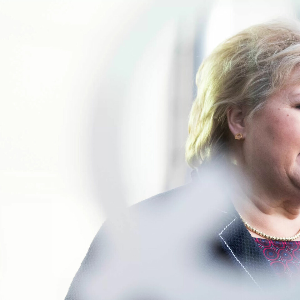Statsminister Erna Solberg vil etter alt å dømme presentere de nye statsrådene på Slottsplassen fredag formiddag. Statsminister Erna Solberg vil etter alt å dømme presentere de nye statsrådene på Slottsplassen fredag formiddag.