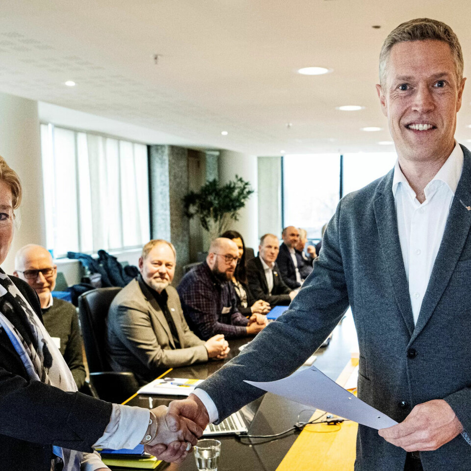 HAR TROEN: Christian Justnes er Fellesforbundets forhandlingsleder. Han tror på en løsning. HAR TROEN: Christian Justnes er Fellesforbundets forhandlingsleder. Han tror på en løsning.