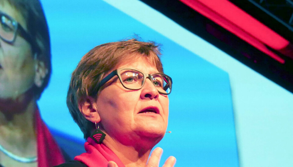 Fagforbundets leder, Mette Nord Fagforbundets leder, Mette Nord
