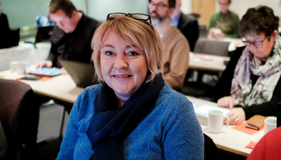AMBISIØS: Vigdis Rekdahl og resten av LO Finans HK er glad for at kontingenten settes ned for hennes yrkesgruppe. Nå skal fagforeningen doble antall medlemmer på tre år. AMBISIØS: Vigdis Rekdahl og resten av LO Finans HK er glad for at kontingenten settes ned for hennes yrkesgruppe. Nå skal fagforeningen doble antall medlemmer på tre år.
