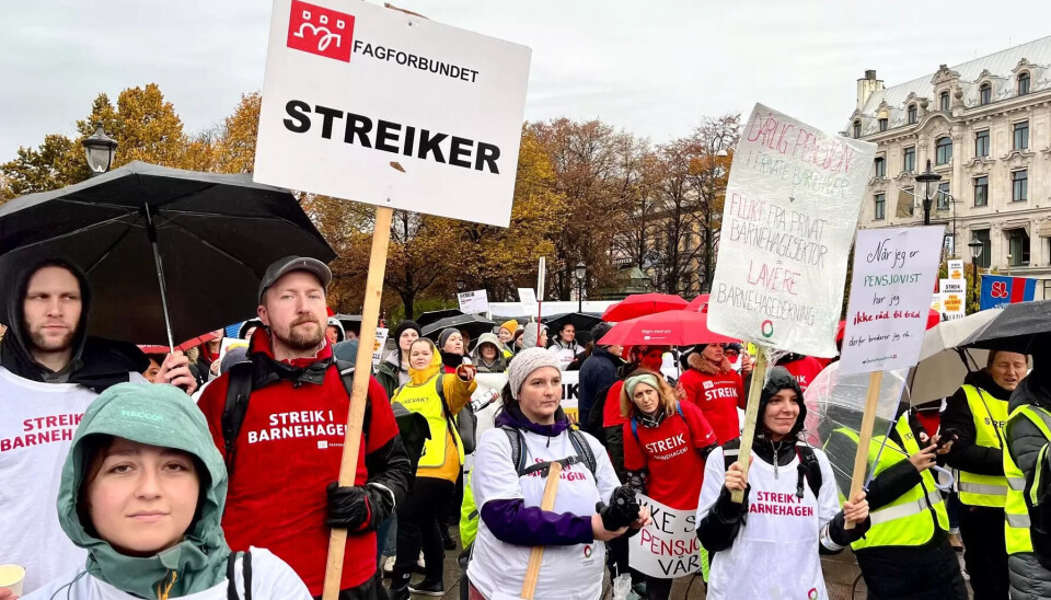 Disse barnehagene går ut i streik fra mandag