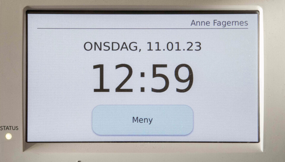 Dersom medisinen ikke tas ut til oppgitt tid går det et varsel til personalet Dersom medisinen ikke tas ut til oppgitt tid går det et varsel til personalet