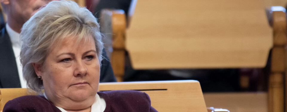 Erna: Høyre er ikke i krise