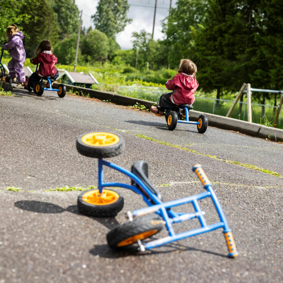 BILLIGERE: SSB peker på at reduserte barnehagepriser har en innvirkning på prisveksten. BILLIGERE: SSB peker på at reduserte barnehagepriser har en innvirkning på prisveksten.