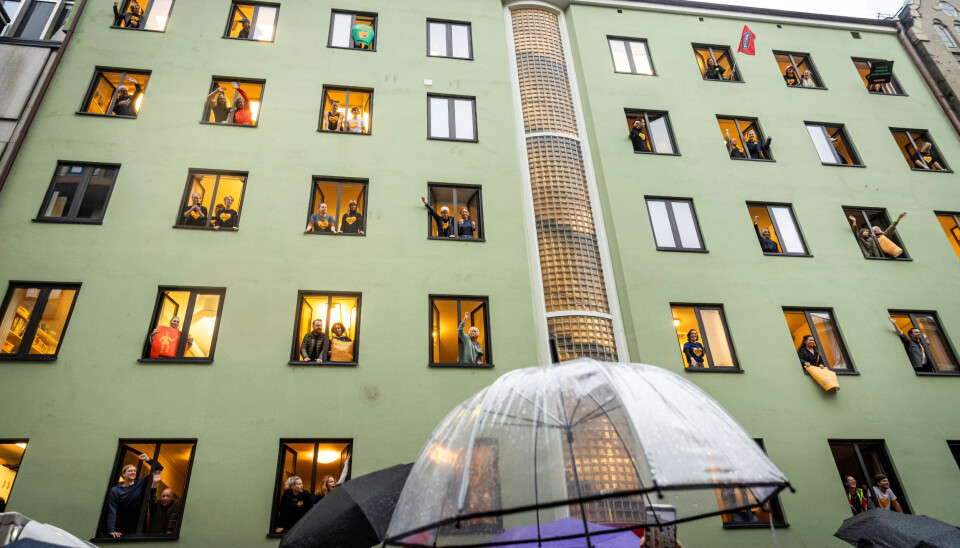 Massiv oppslutning om Oslo Nye Teater i Oslos gater