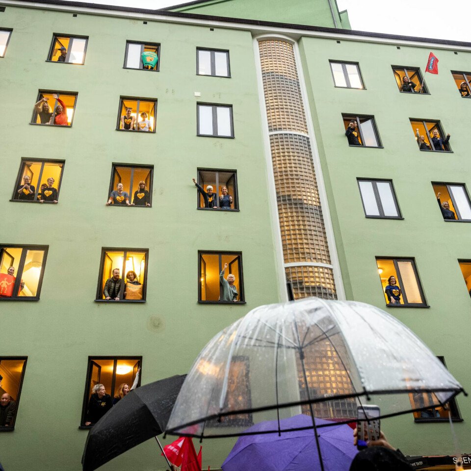 Massiv oppslutning om Oslo Nye Teater i Oslos gater