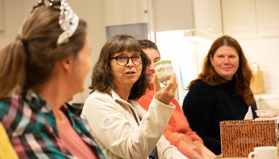 FAST FØLGE: – Jeg har vært 43 år i arbeidslivet og har spist Frokostsalat hver dag i alle år, sier Kathrine Hoem. FAST FØLGE: – Jeg har vært 43 år i arbeidslivet og har spist Frokostsalat hver dag i alle år, sier Kathrine Hoem.