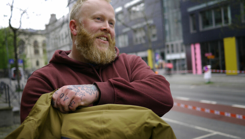 ELSKER RØDT OG FORBUNDET: Håvard Krogstad-Wiborg.