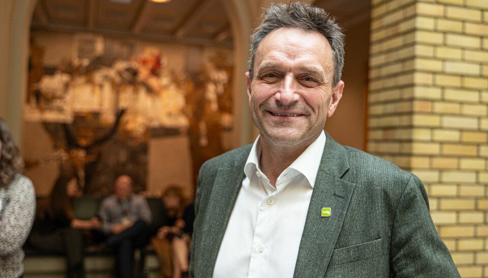 GRØNT LYS: Også partileder av Miljøpartiet De Grønne, Arild Hermstad, gir grønt lys til statlig bidrag av reformert AFP.