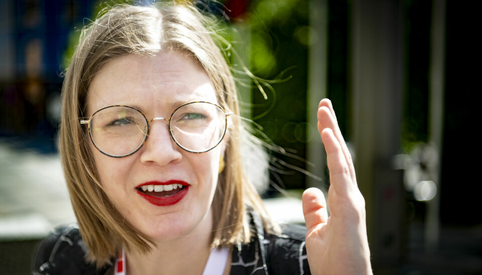 ØKT BIDRAG: Rødt-leder Marie Sneve Martinussen er kritisk til en svekket AFP-ordning, og mener samtidig at det statlige bidraget bør økes.