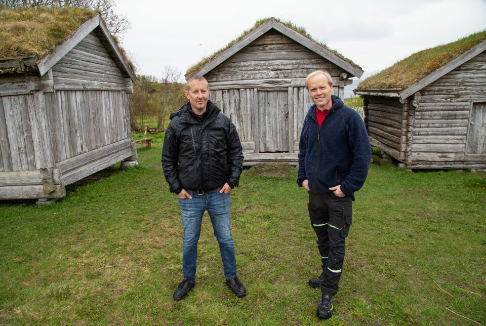 HISTORIEN: Bodøsjøen Friluftsmuseum viser historien om fiskerbondesamfunnet og Nordlands historie. Daniel Bakke og Harald Bergquist har restaurert rorbuer her.
