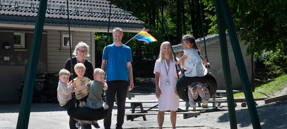 Pride-flagget: Fint at alle kan være litt forskjellige