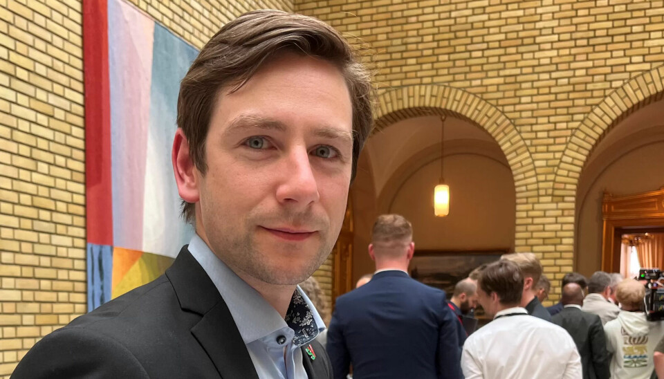 FORNØYD: Andreas Sjalg Unneland er finanspolitisk talsperson for SV.