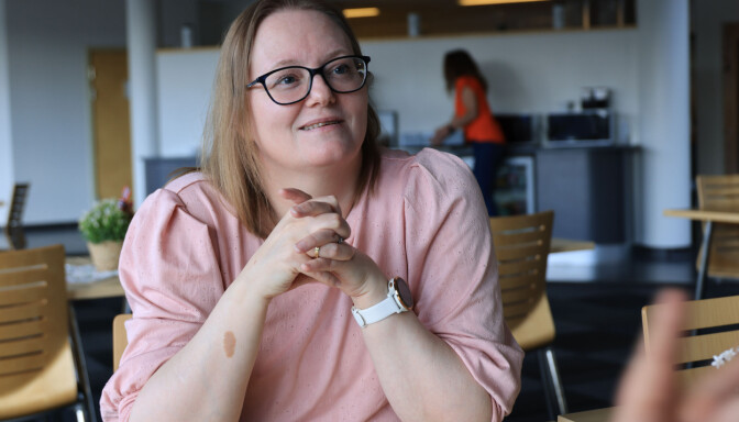 HÅP FOR FRAMTIDA: Ellinor Skedsmo oppfordrer alle til å ta en helsefaglig utdanning og få et givende yrke.