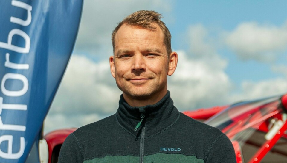 FORNØYD: Stian Larsen i Norsk Flyverforbund er glad Luftfartsverket har fastslått at SprintAirs praksis er i strid med norsk lov, og mener saken har prinsipiell betydning.