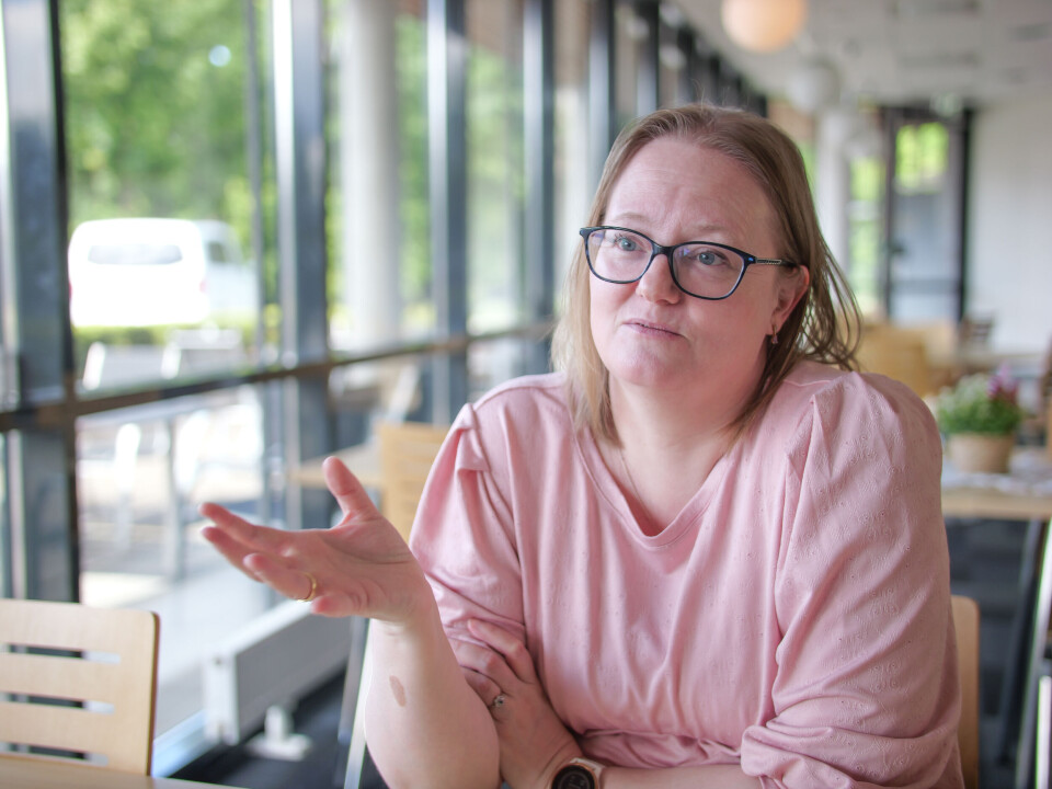 FORNØYD: – Gode pakker kom dalende ned til oss, sier Ellinor Skedsmo.