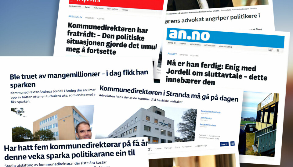 MANGE KONFLIKTER: – Kommunedirektørene blir ofte syndebukkene, mener Fagforbundet-tillitsvalgt.