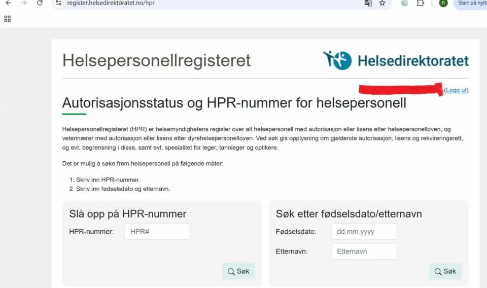 Helsedirektoratet endrer praksis: Større åpenhet om tap av autorisasjon