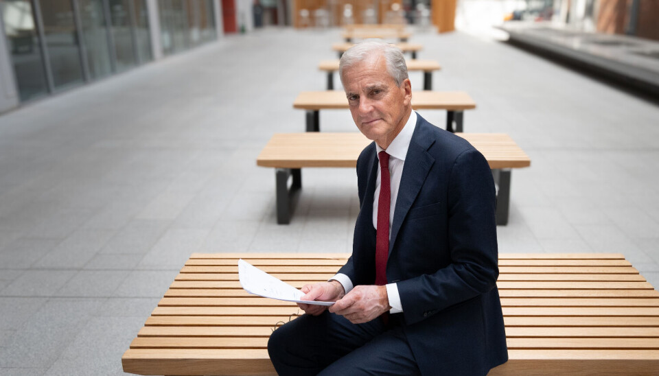 HILSER: Jonas Gahr Støre beskriver et fortrolig forhold til avtroppende forbundsleder Mette Nord.